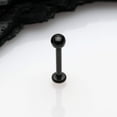 thumbnail image 2 of Blackline Basic Ball Top Threadless Push-In Steel Labret, 2 of 4