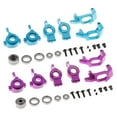 thumbnail image 4 of 1/10 Aluminum Steering Hub Mount Upgrade Parts for HSP RC Car - Blue, 4 of 8