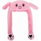 thumbnail image 2 of Child Gril Cute Plush Bunny Hat Animal Tiger Rabbit Cap with Moving Ears, 2 of 4