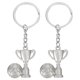 thumbnail image 1 of ADDHAT 2Ud Charm De Fútbol En Inoxidable Para Llaves Y Decorativas, 1 of 8