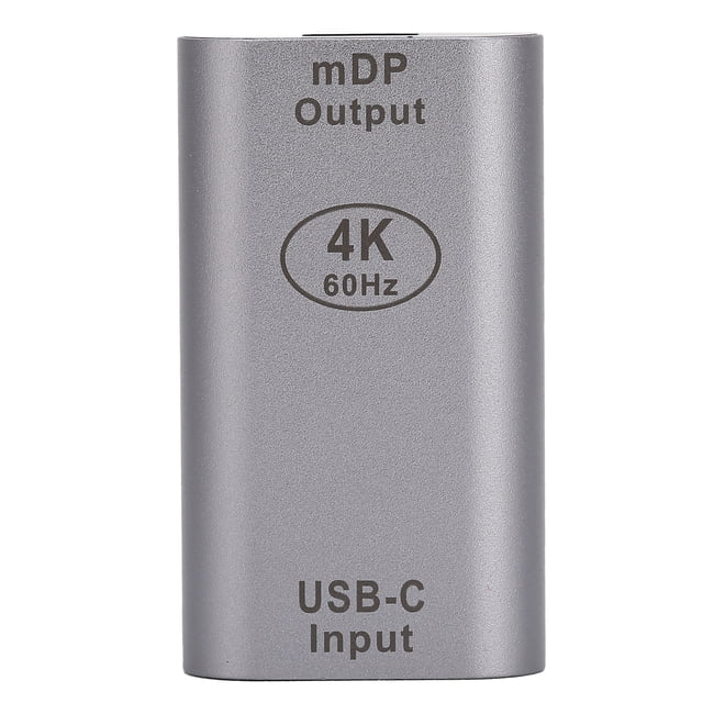 Convertidor Mini DP Tipo Cto, Adaptador Hembra Tipo C a MiniDP Hembra Tipo C a Mini DP Hembra Convertidor Hembra Tipo C a Mini DP Hembra Diseño Exquisito