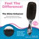 thumbnail image 2 of Paddle Brush Wet Brush Shine Enhancer Mármol Onyx, 2 of 9
