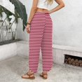 thumbnail image 5 of AzureSilk Women Casual Wide Leg Pants Loose Straight Leg Trousers with PocketPalazzo Pants Cropped Spring Summer Vacation Outfits Fashion Clothing Beach Clothes, 5 of 5