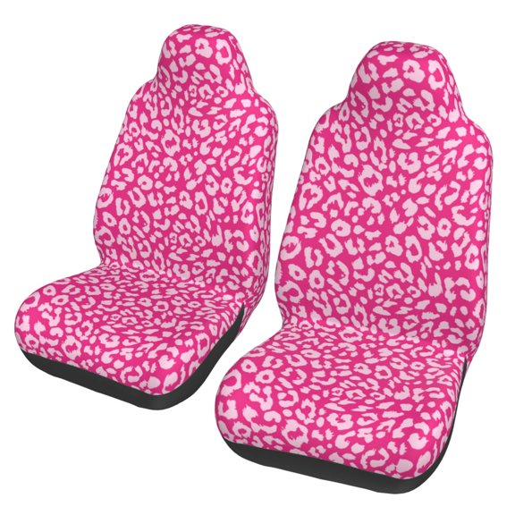 Xecao Leopard Print Car Seat Cover in That Fits Most Cars, Vans, SUVs, and Trucks.