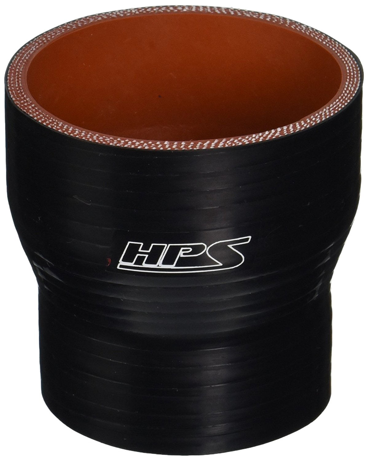 2-1/4  4 ID Black 40 PSI Maximum Pressure HPS HTSR-225-400-BLK Silicone High Temperature 4-ply Reinforced Reducer Coupler Hose 3 Length 