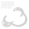 thumbnail image 4 of Retractor De Mejillas, Abridor De Boca Profesional Transparente 20 Piezas Para Ortodoncia, 4 of 7