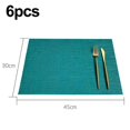 thumbnail image 2 of Rectangle Placemats For Kitchen Table And Dining Room,heat-resistant And Surface Washable Placemat, 2 of 5