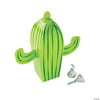 Fun Express Fiesta Cactus Container Green Cinco de Mayo Party Supply Sets, (12 Pieces)