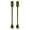 Green, variant on OIUR Double-Ended Silicone Spatula Thin Jar Scraper Small Makeup Scrapers Mini Food-Grade Scraper & Spreader for Jams Baking Cooking