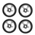 thumbnail image 1 of 4 Pcs Pneus de Drift Rc en Alliage d'Aluminium Ensemble de Pneus et Roues Rc pour Wltoys K989 K969 P939 28413 1/28 Voitures Rc, 1 of 7