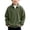 Army Green, variant on Boys Polo Sweatshirt Waffle Knit Half Zip Pullover Long Sleeve Collared Relaxed Fit Lightweight Casual Outdoor Wear Dark Gray Size 3T
