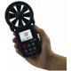 thumbnail image 2 of Anemómetro de mano con medidor de flujo de aire retroiluminado, medidor de velocidad del viento profesional para HVAC con compatibilidad con trípode, selección de múltiples unidades y función de, 2 of 2