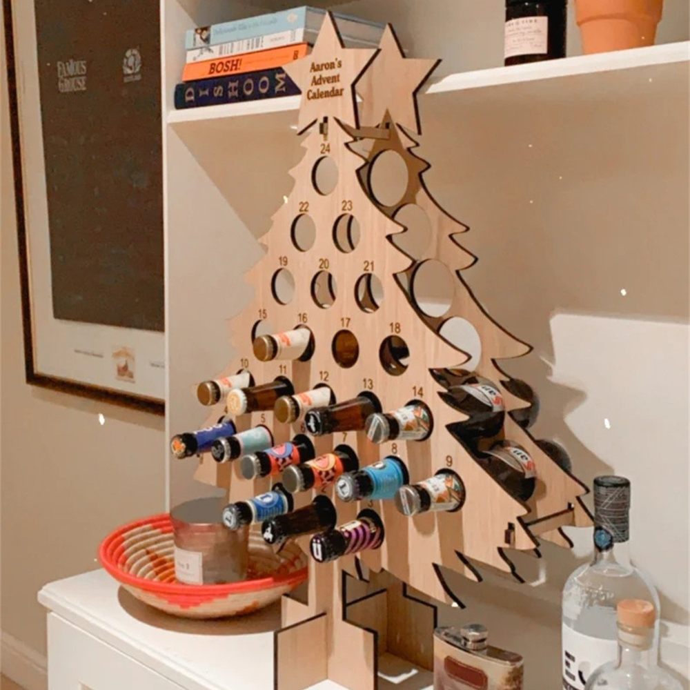 Wooden Advent Calendar,Christmas Countdown Advent Calendar 2021,Christmas Tree Shaped Wine Bottle Rack Countdown Calendar Christmas Tree Alcohol Holders 24 Days Wine Bottle Stand Christmas Gifts - Walmart.com Wooden Advent Calendar,Christmas Countdown Advent Calendar 2021,Christmas Tree Shaped Wine Bottle Rack Countdown Calendar Christmas Tree Alcohol Holders 24 Days Wine Bottle Stand Christmas Gifts - Walmart.com