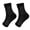Black and white, variant on 1Pair Neuropathy Socks Ankle Protector Anti Fatigue Compression Foot Sleeve Support Brace Socks Exercise Sports Protective Gear
