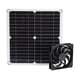 thumbnail image 3 of Soidarity Ventilador de escape con Panel Solar, ventiladores de carga USB, ventilador de teléfono para exteriores para el hogar, invernaderos de carpas, 3 of 6