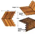 thumbnail image 3 of (Weiyi-EC)-- 10PC 12inch*12inch  High-quality Acacia Wood Modular Flooring, Model 026, Is Easy To Install And Enhances Your Home's Elegance And Comfort. **--（ 54wsl.'）, 3 of 6
