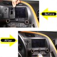 thumbnail image 2 of For C7 2014-2019 Soft Carbon Fiber Car Central Console Navigation Panel Frame Cover Trim Sticker Ac, 2 of 5