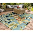 thumbnail image 7 of Couristan Covington Whimsical Garden Powder Blue-Multi Indoor/Outdoor Runner Rug, 7 of 7