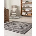 thumbnail image 3 of Rugs.com Charlotte Collection Rug – 5 Ft Square Gray Low-Pile Rug Perfect For Living Rooms, Kitchens, Entryways, 3 of 3