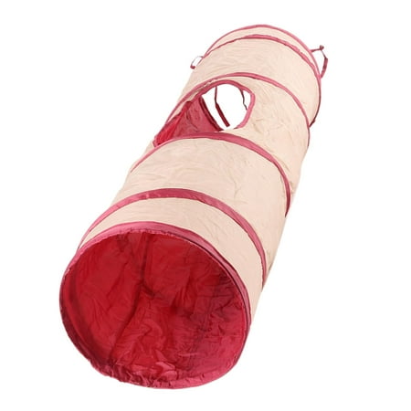 Collapsible Cat Funny Tunnel Hideout Exercise Indoor Playground Play Foldable Tube for Guinea Hamster Squirrel Rabbit Gerbil Rat