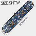thumbnail image 3 of Yayeee Double Oven Mitt Kitchen Heat Resistant Baking 35" x7" Quilted Cotton Glove, Cartoon Mail Truck Pattern, 3 of 6