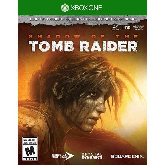 SHADOW OF THE TOMB RAIDER (CROFT STEELBOOK EDITION) - Xbox One, Brand New