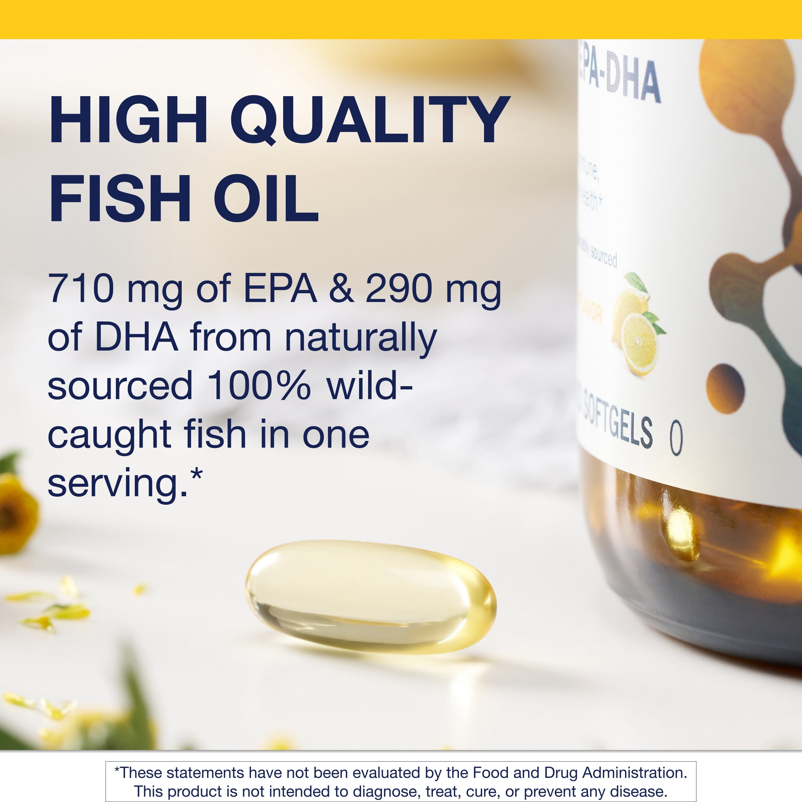 Metagenics OmegaGenics Fish Oil EPA-DHA 1000 mg - High Potency - Omega-3 Fish Oil Supplement - For Heart Health, Musculoskeletal Health & Immune System Health* - With DHA & EPA - 120 Softgels