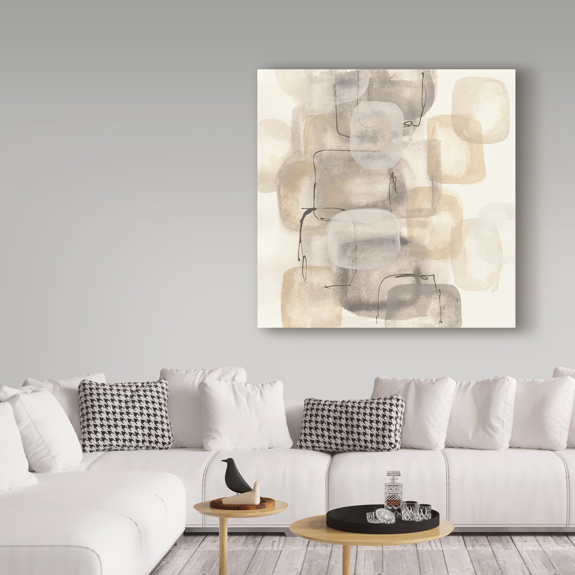 Trademark Fine Art 'Neutral Stacking I' Canvas Art by Chris Paschke