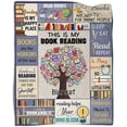 thumbnail image 1 of Book Lovers Gifts Reading Blanket Gifts for People Who Like to Read Gifts for Book Lovers Throw Blanket 50X60 Inch, 1 of 6