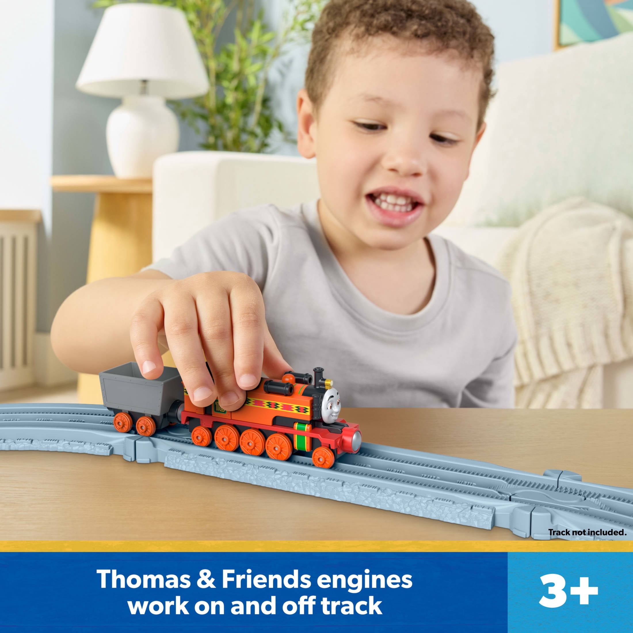 Thomas & Friends by Fisher-Price Die-Cast Nia Engine & Tender, Toy Train 2-Pack for Preschoolers