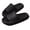 Black, variant on Cloud Slippers for Men Women, Massage Shower Bathroom Non-Slip Quick Drying Open Toe Slipper Super Soft Comfy Thick Sole Home Slide Sandals for Indoor & Outdoor Platform Shoes