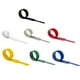 thumbnail image 2 of Inteprter 100 piezas de correa de sujeción de cables profesional ajustable autoadhesiva sujetador de montaje de alambre accesorios organizador accesorio Teléfono y Comunicación Verde, 2 of 6