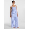 thumbnail image 3 of Joyspun Women's Flannel Cami w/ Self Ruffle Sleep Top, Sizes XS to 2X, 3 of 6
