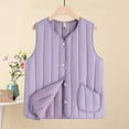 thumbnail image 4 of Roncen Women's Winter Sleeveless Quilted Vest - Warm Fleece-Lined Waistcoat with Front Pockets - Lightweight Layering Piece for Indoor and Outdoor Wear, 4 of 8