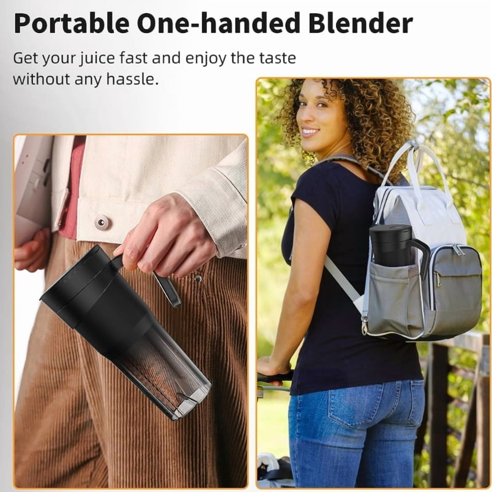 Portable Rechargeable Personal Blender for Shakes Smoothie 16Oz Mini Juicer Cup