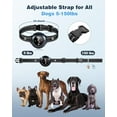 thumbnail image 6 of 2-in-1 Dog Shock Collar & Dog Bark Collar - Smart Anti Barking Dog Training Collar with 5 Adjustable Sensitivity & 3300FT Remote for All Breeds IP67 Waterproof E-Collar, 6 of 6