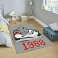 thumbnail image 2 of LaModaHome Non-Slip Rug Sneaker Room Decor Street Fashion Sneaker Rug Washable Mat Child Stain Resistant Living Room Kitchen Carpet - Size: 6,6X2,6ft(200X80cm), 2 of 5
