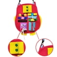 thumbnail image 3 of Esquirla Learn Use Zip Button Snap Buckle Tie Lace Boards for Kids Practice Toys, 3 of 6