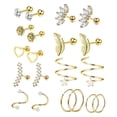 thumbnail image 2 of ,Juego de pequeños con barra Joyería de moda,Joyas Zirconia Cúbica Corazón,Pequeños pendientes de oreja regalos de cumpleaños mujeres niñas, Pendientes Joyas de Zulema aretes, 2 of 8