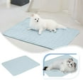 thumbnail image 1 of Fiudx Tapete de Hielo para Perros, Almohadilla de Gel Autofrío, a Prueba de Fugas y Resistente a Arañazos, Refrescante para Mascotas En Verano, para Uso Doméstico y de Viaje, Tela de Malla Suave, Tam, 1 of 6