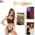 thumbnail image 4 of Celino Thin Black Lace Panty Set, 4 of 8
