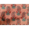 thumbnail image 4 of oneOone Cotton Poplin Peach Fabric Paisley Block Fabric For Sewing Printed Craft Fabric By The Yard 42 Inch Wide, 4 of 4