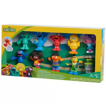 Sesame Street Neighborhood Friends Deluxe Figures 10pk