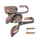 thumbnail image 3 of 8 X Leaf Shaped Curtain Wall Hooks Home Decor, Red Bronze, 3 of 5