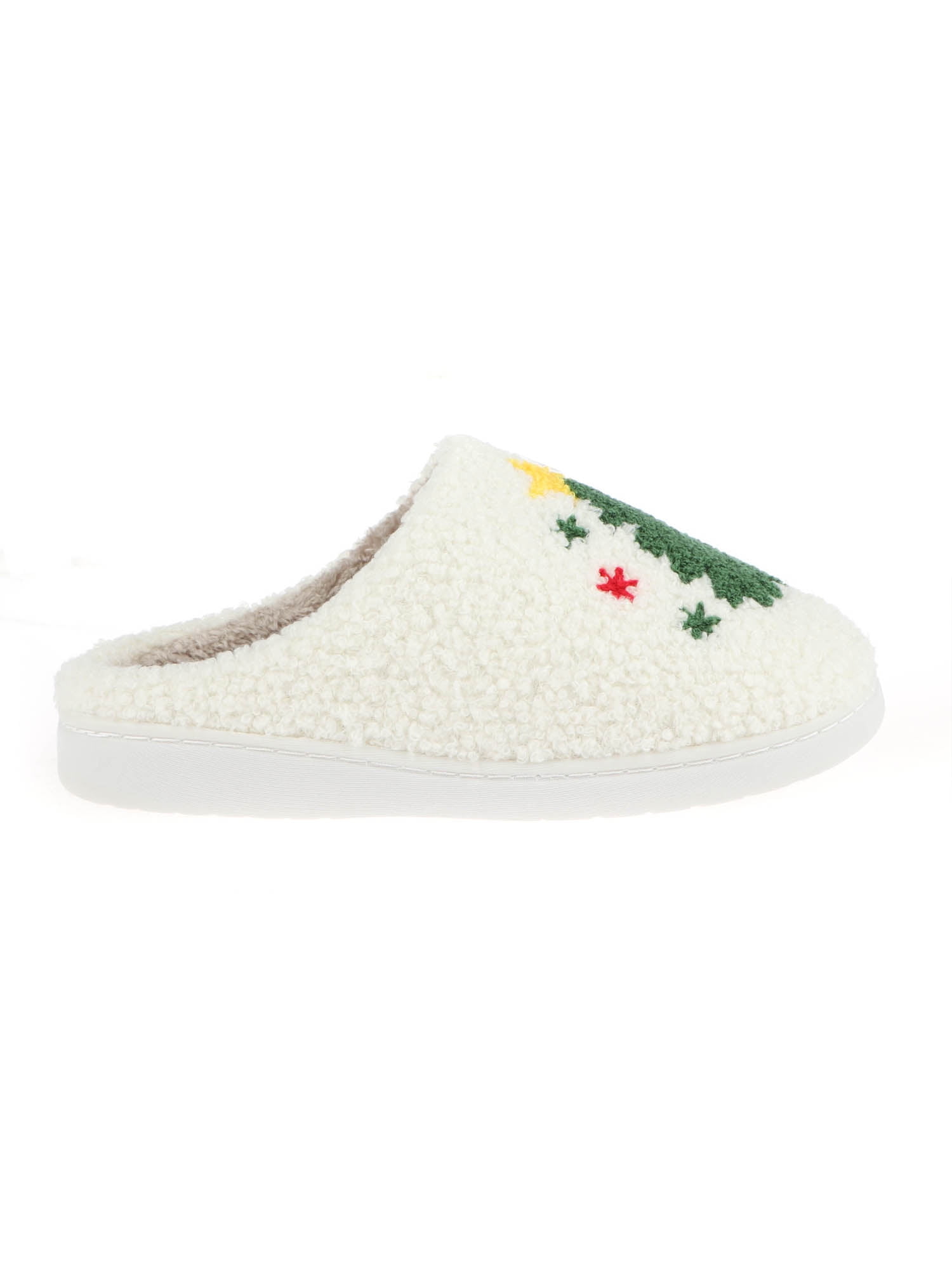 S+R Women's Holiday Graphic Cozy Slide Slipper