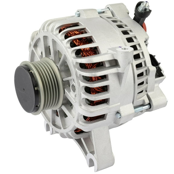 SCITOO Alternator Fits for Ford for Expedition 4.6L 2003-2004,for Ford for Expedition 5.4L & for Lincoln for Navigator 5.4L 2003-2004 12V 135Amp CW 6-Groove Pulley High Output Alternator 3L7410300BA