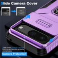 thumbnail image 5 of Funda para GANGXUN Google Pixel 8 - Soporte metálico, Función magnética, Morado, 5 of 5