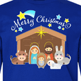 thumbnail image 4 of Inktastic Merry Christmas Cute Nativity Scene Long Sleeve Youth T-Shirt, 4 of 5