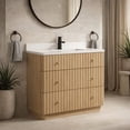 thumbnail image 2 of La Jolla 36" Bathroom Vanity Washed Oak, 2 of 11