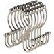 thumbnail image 1 of Ganchos para cortina de ducha, anillos de 12 piezas, ganchos dobles anticaídas deslizantes de equilibrio resistente al óxido de acero inoxidable para cortinas de baño, 1 of 4